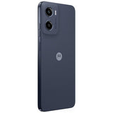 Motorola e15 64GB Denim Blue mobile phone, imported from the UK