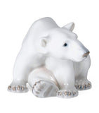 Royal Copenhagen porcelain polar bear figurine 12cm, imported from the UK