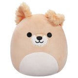 Squishmallows Cooper Tan Dog plush 7.5-inch, imported from the UK