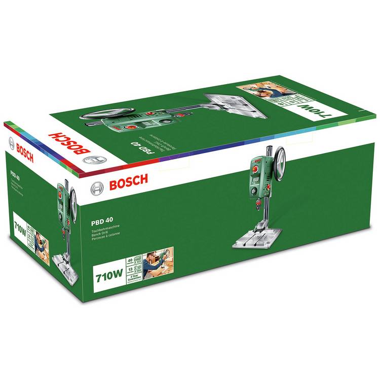 Bosch PBD 40 corded bench drill 710W (British brand)