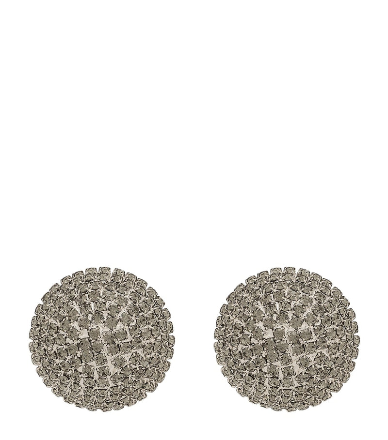 Dolce&Gabbana crystal-embellished clip-on earrings, UK version