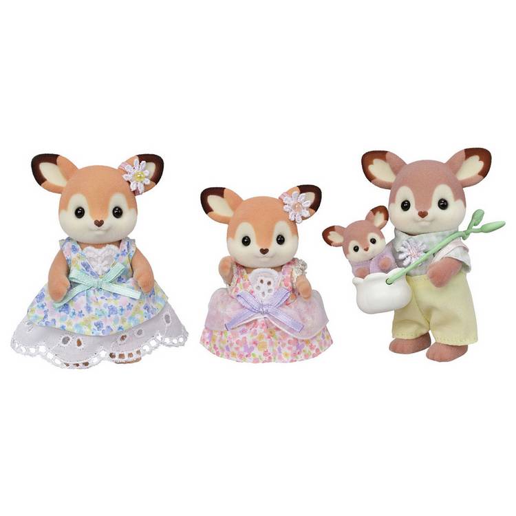 Sylvanian Families Deer Family Playset, imported from the UK