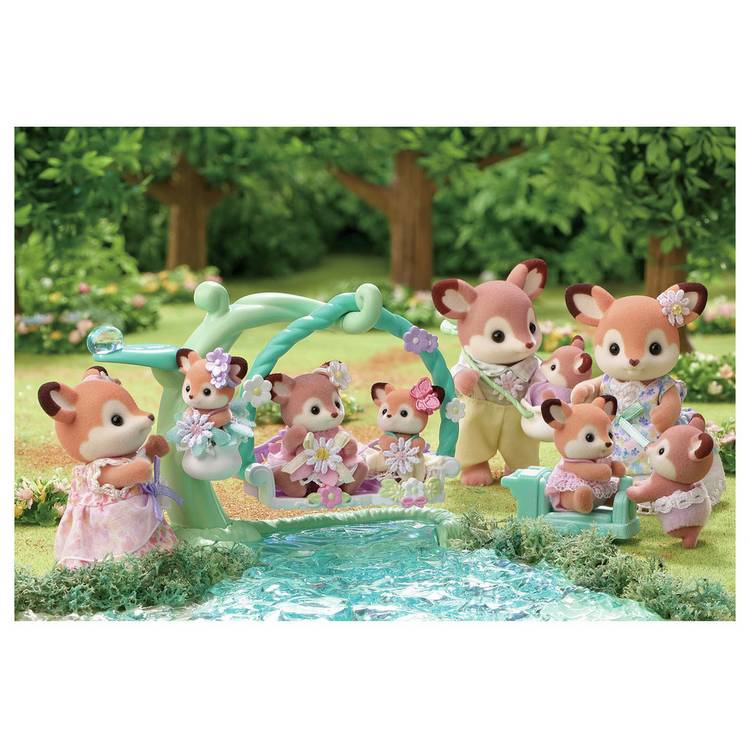 Sylvanian Families Deer Family Playset, imported from the UK