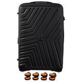 it Luggage hard suitcase XXL black, imported from the UK