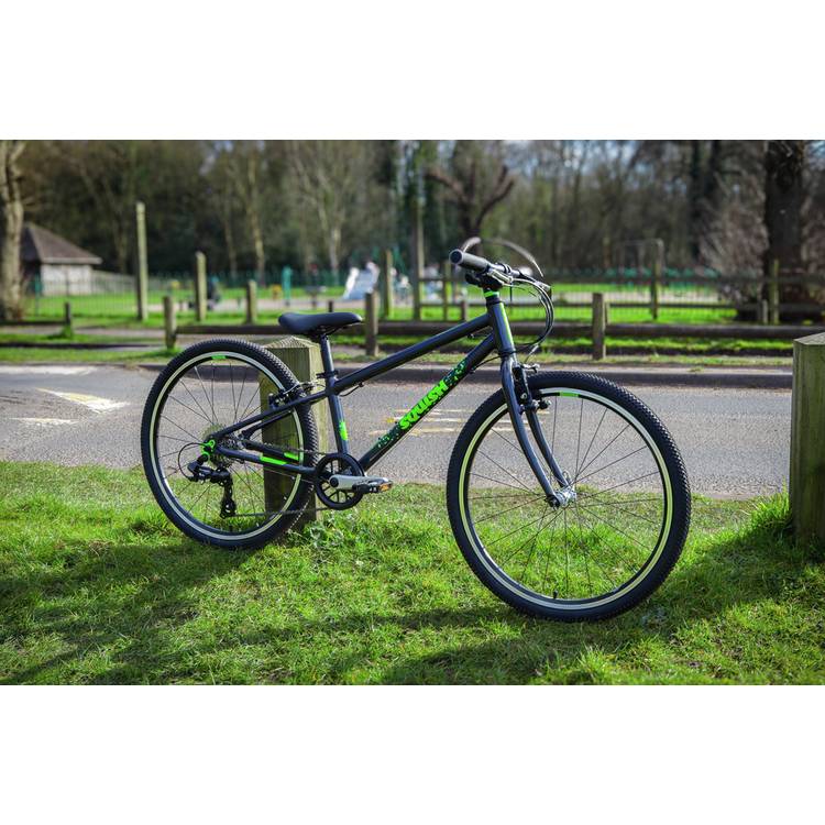 Squish 24 inch lightweight kids bike dark grey (British brand)