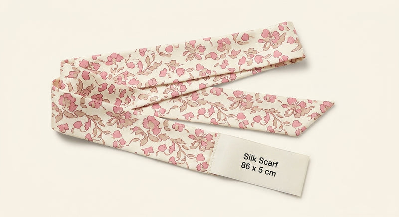 Cartier Silk Blooming Panthère skinny scarf - British product