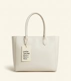 McQueen Manta top-handle bag in leather with lace-up design (British brand)