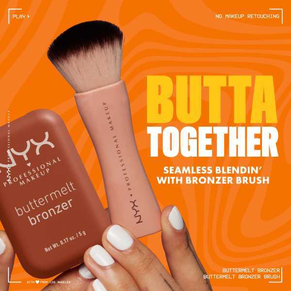 NYX Professional Makeup Buttermelt Bronzer Butta Ballin, imported from the UK