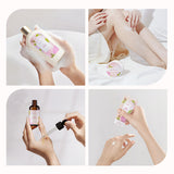 Livingandhome Rose Scented Spa Bath Gift Set 10pcs, UK version