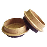 Argos Felt Gard Castor Cups 44mm Wood Effect - 4 Pack- Buy online at McGrocer