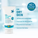 CCS foot cream 75ml for dry skin calluses (British brand)