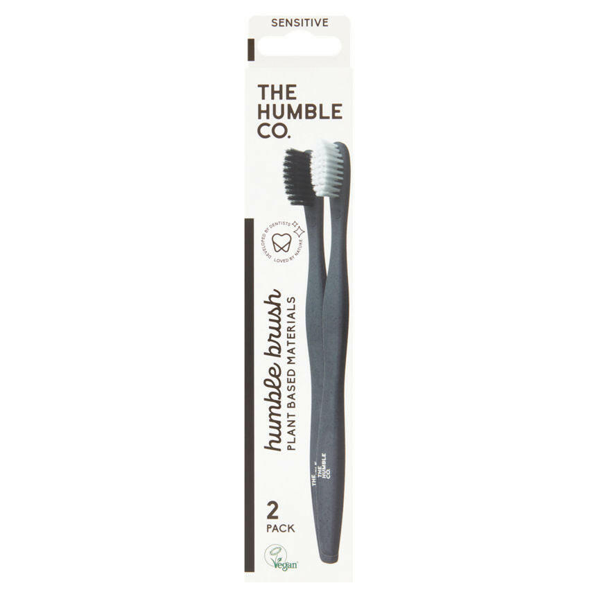 The Humble Co. Humble Brush Plant Based Sensitive Toothbrush 2 Pack GOODS ASDA