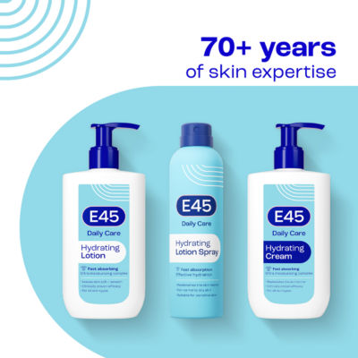 E45 daily moisturiser body lotion 400ml - British product