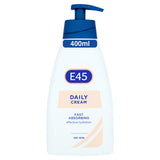 ASDA E45 Daily Cream Fast Absorbing Moisturising Cream 400ml- Buy online at McGrocer