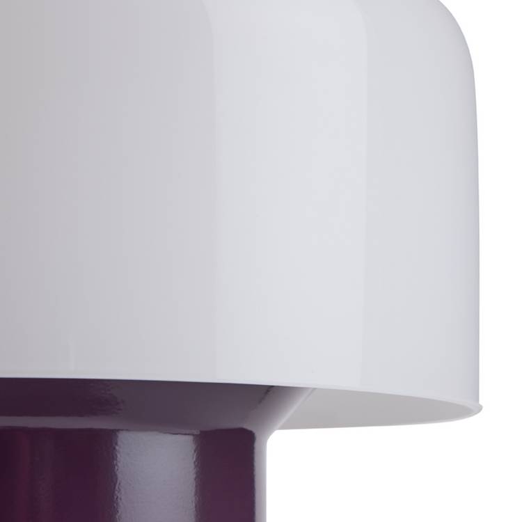 Habitat Portobello touch table lamp green white glass shade, UK version
