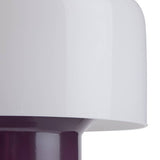 Habitat Portobello touch table lamp green white glass shade, UK version
