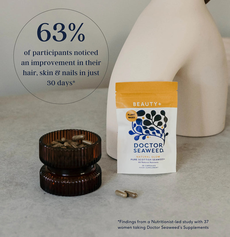 Doctor Seaweed's Beauty+ supplement 30 capsules, UK version