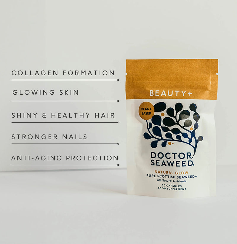 Doctor Seaweed's Beauty+ supplement 30 capsules, UK version