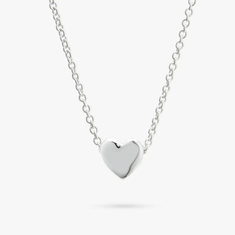 Revere sterling silver mini heart pendant necklace - British product