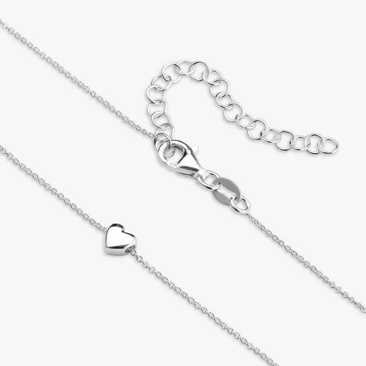 Revere sterling silver mini heart pendant necklace - British product