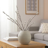 Argos Home artificial cream pussy willow stems 94cm, imported from the UK