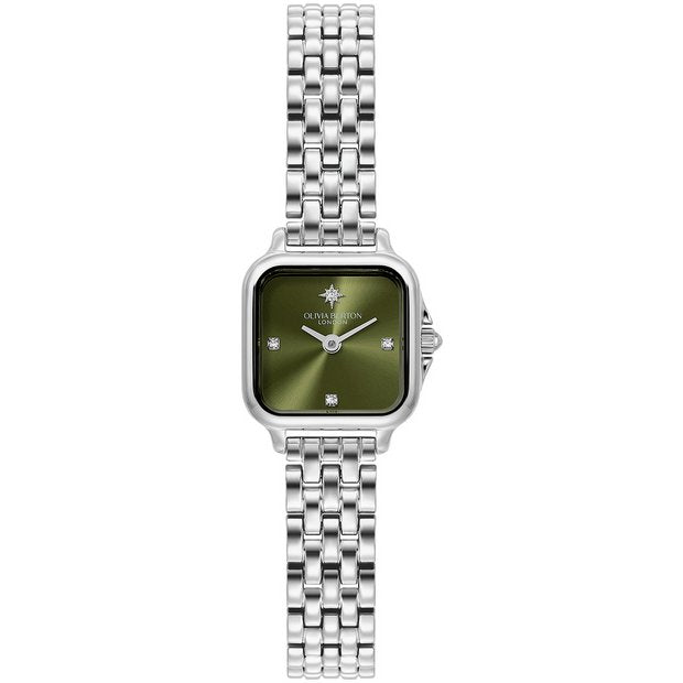 Olivia Burton Mini Grosvenor watch 20mm square dial (British brand)