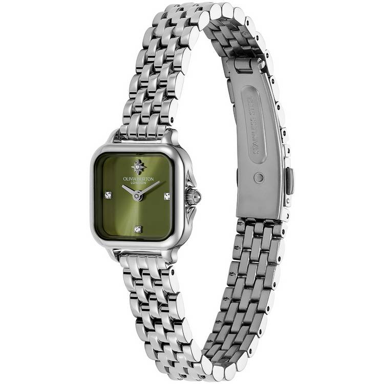 Olivia Burton Mini Grosvenor watch 20mm square dial (British brand)
