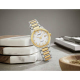 Citizen Eco-Drive men's two tone white dial watch, UK version