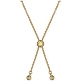 Ted Baker gold plated pink crystals adjustable bracelet (British brand)