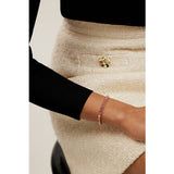 Ted Baker gold plated pink crystals adjustable bracelet (British brand)