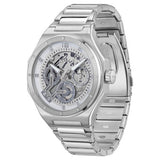 HUGO Grail Skeleton watch silver dial stainless steel bracelet - British product