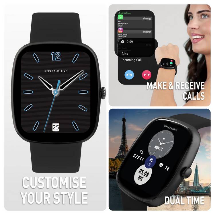 Reflex Active interchangeable strap smartwatch (British brand)