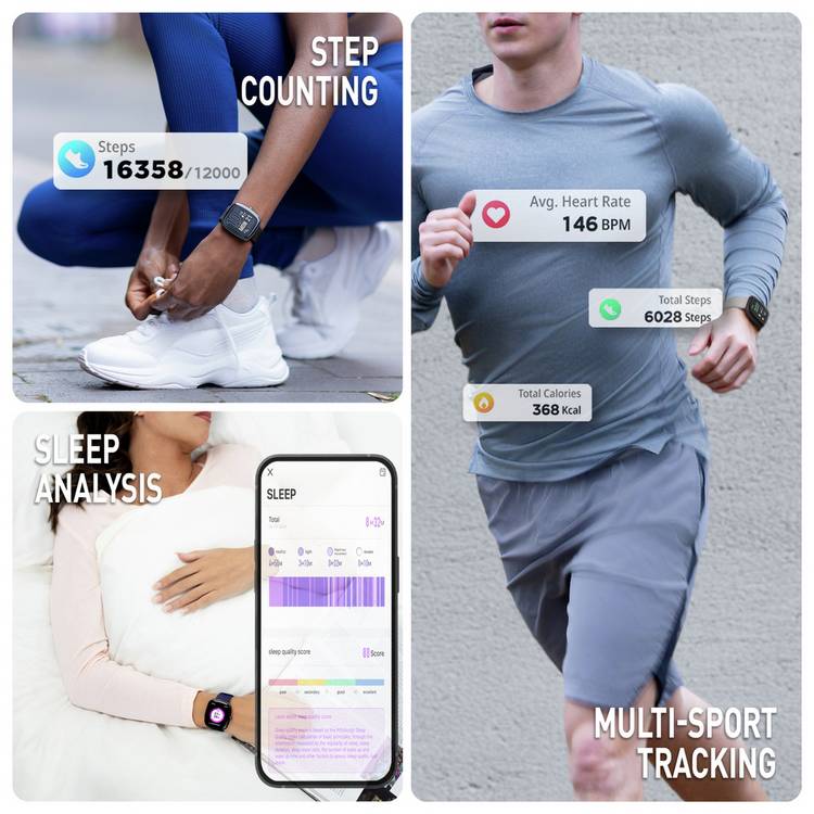 Reflex Active interchangeable strap smartwatch (British brand)