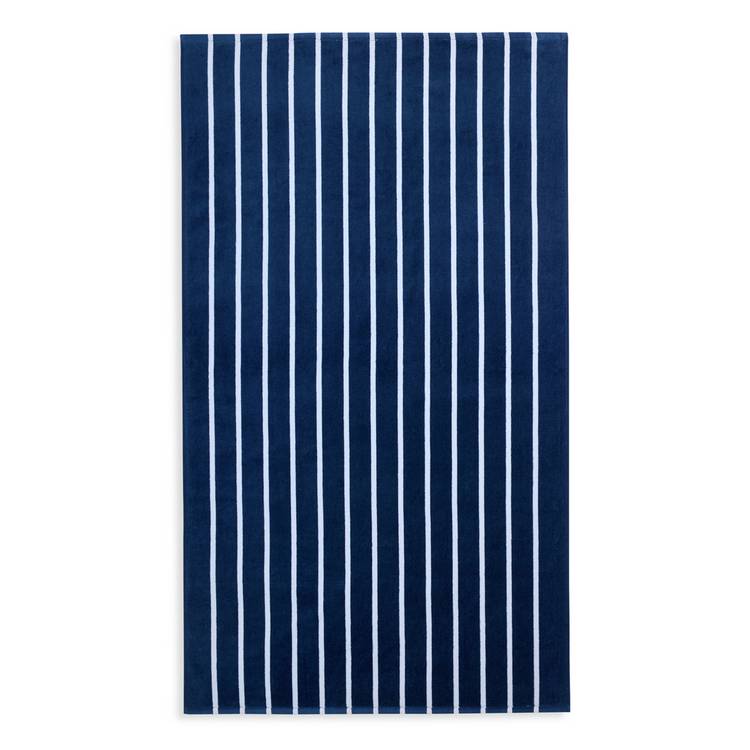 Habitat blue stripe beach towel 150x80cm - British product