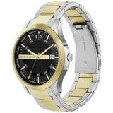 Armani Exchange men's black stainless steel bracelet watch 46mm - British product