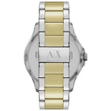 Armani Exchange men's black stainless steel bracelet watch 46mm - British product