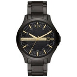 Argos Armani Exchange Men's Black Stainless Steel Bracelet Watch- Buy online at McGrocer