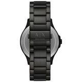Armani Exchange men's black stainless steel bracelet watch - British product