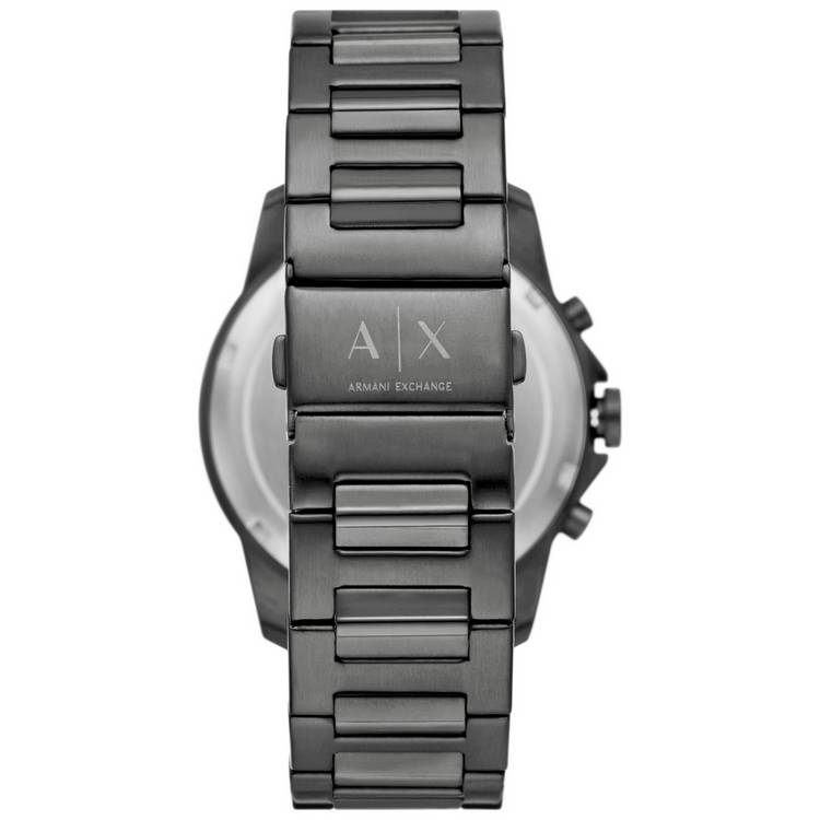 Armani Exchange grey chronograph watch stainless steel bracelet - British product