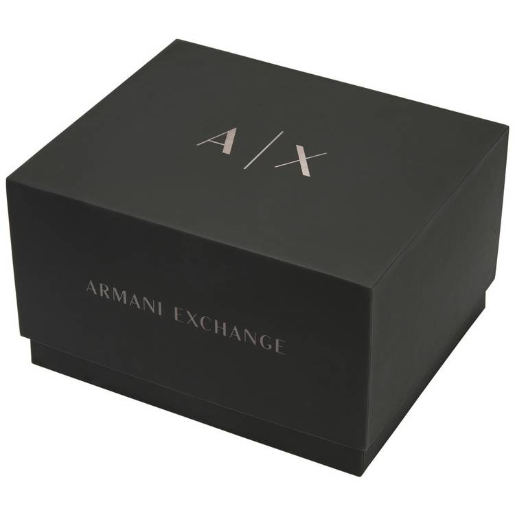 Armani Exchange grey chronograph watch stainless steel bracelet - British product