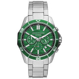 Argos Armani Exchange Men's Green Stainless Steel Bracelet Watch- Buy online at McGrocer