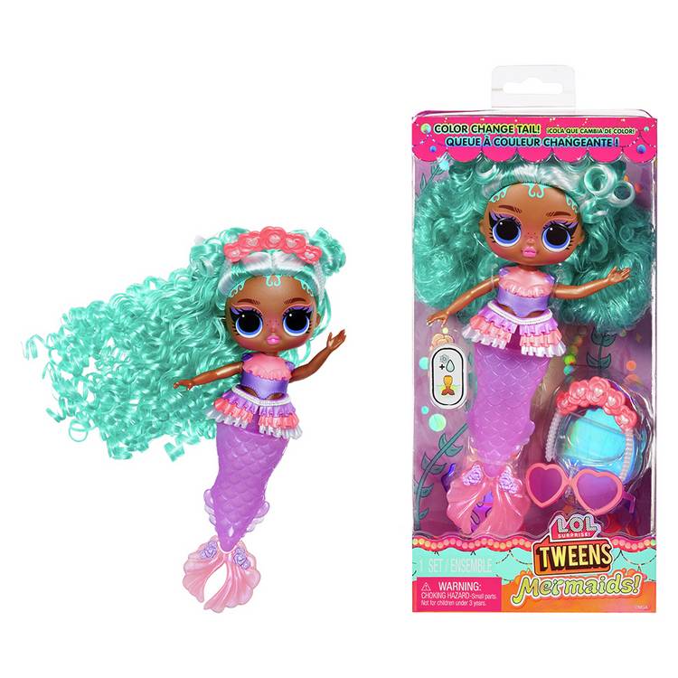 L.O.L. Surprise Serena Finn mermaid doll 25cm (British brand)