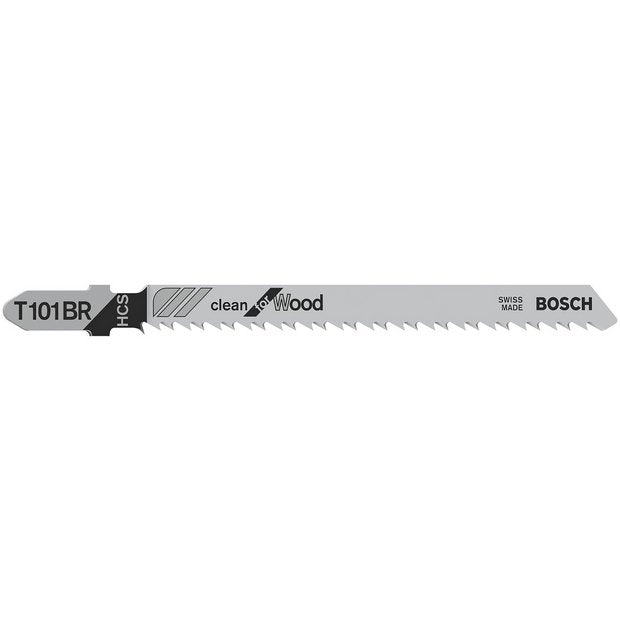Bosch T-101 wood jigsaw blade 5-pack, imported from the UK