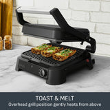 Tefal SuperGrill 3in1 health grill black, UK version