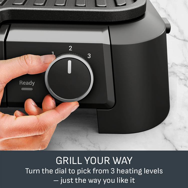 Tefal SuperGrill 3in1 health grill black, UK version