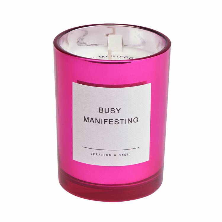 Argos Home Geranium Basil single wick candle, UK version