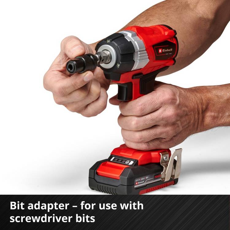 Einhell cordless impact wrench 2.5Ah 18V, UK version