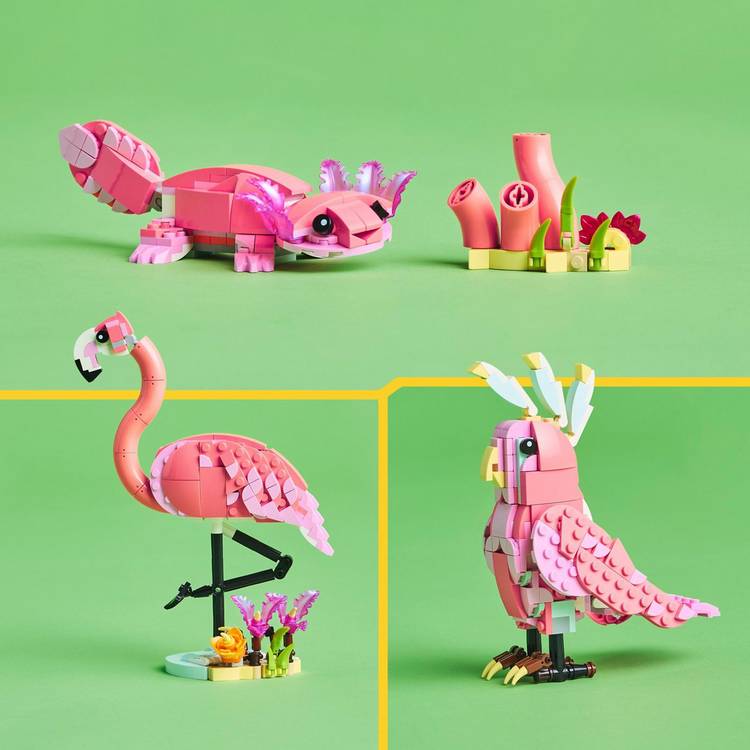 LEGO Creator 3in1 Pink Flamingo building toy set 31170 - British product