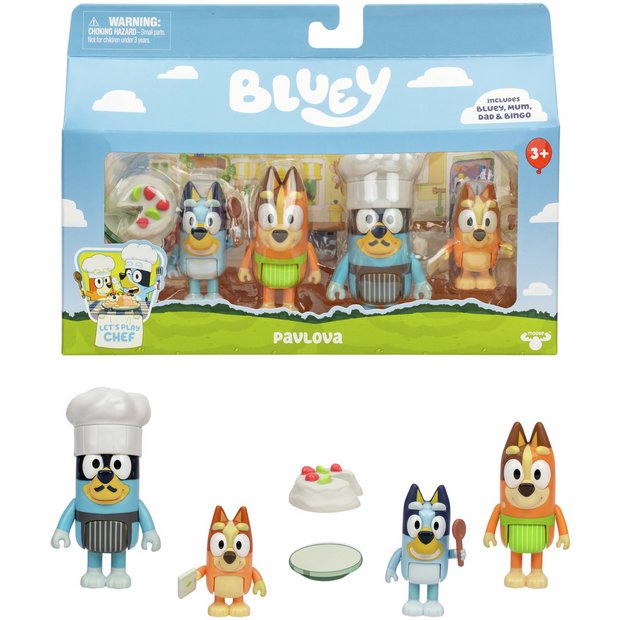Bluey Pavlova supermarket playset with working escalator (British brand)