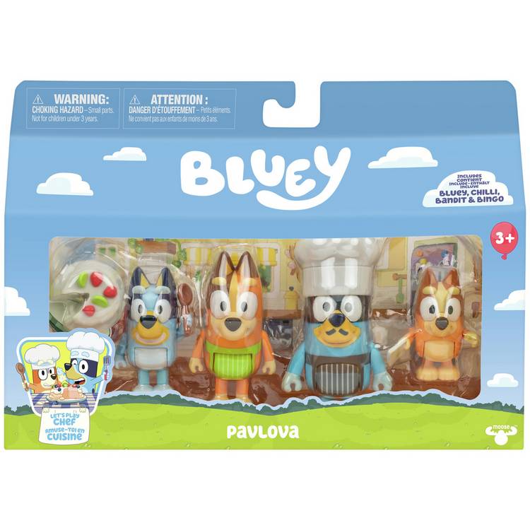 Bluey Pavlova supermarket playset with working escalator (British brand)